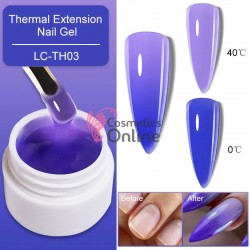 Gel Termic UV / LED LILYCUTE Thermal pentru unghii de 8g Cod LC-TH003 Purple-Blue